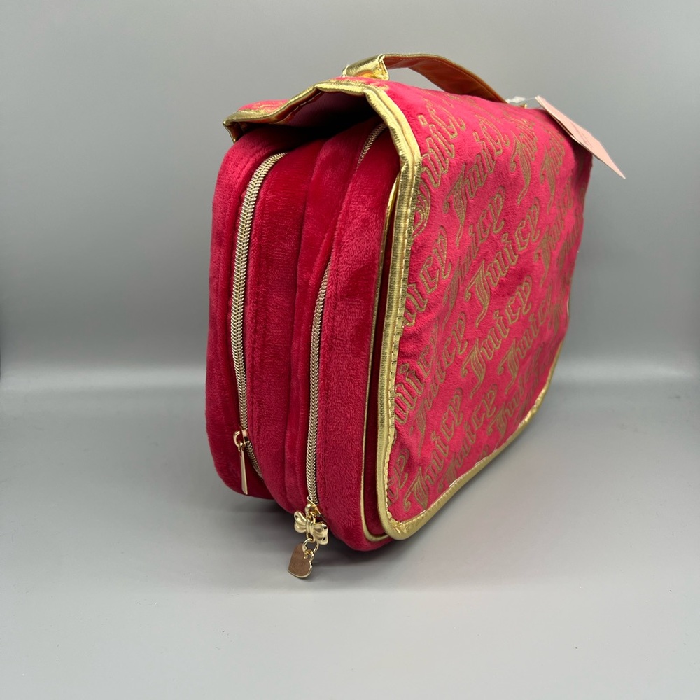 Juicy couture velour travel cosmetics bag - Picture 2 of 10